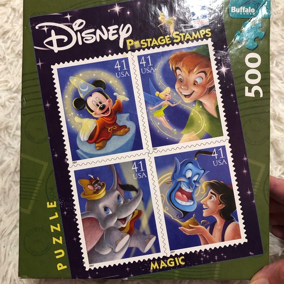 Disney Other - Disney Postage Stamps Puzzle 513 pieces with Poster 2005 Celebration 422